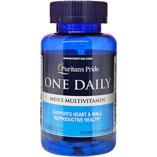 普丽普莱美国进口男士维生素多种维生素片100粒男士复合维生素