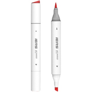 IERS艾尔斯106软头马克笔双头酒精油性单支学生手绘校考全套300色