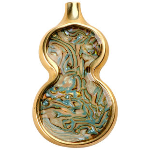 镇纸书法专用葫芦黄铜螺钿镇尺压书神器毛笔笔搁文房四宝创意镇纸