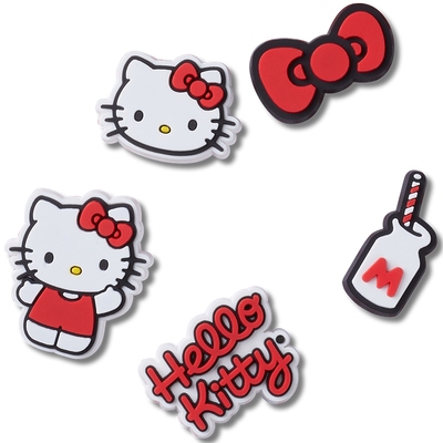 Crocs卡骆驰配饰智必星洞洞鞋花 IP授权Hello kitty5件套