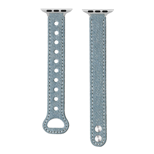 适用vivowatchgt2手表带新款牛仔vivo watch gt智能运动手表链watch5女士手环腕带iqoowatchgt2秋冬iqoo女款3