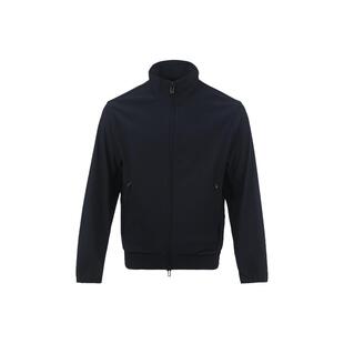 【自营】EMPORIO ARMANI/阿玛尼男士SS25纯色立领拉链夹克外套