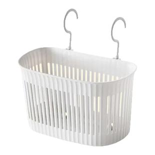 浴室挂篮塑料悬挂收纳篮卫生间洗澡篮壁挂挂钩宿舍床边置物架浴筐