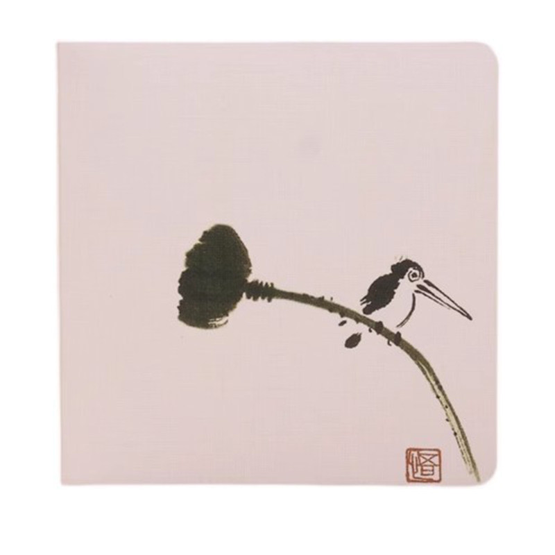 40张包邮中国风文复古艺小卡片左右对折支持定制打印节日祝福贺卡