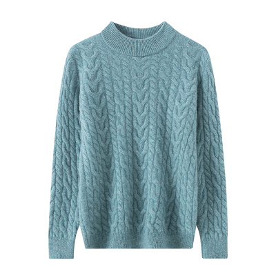 青少年羊绒衫半高领毛衣