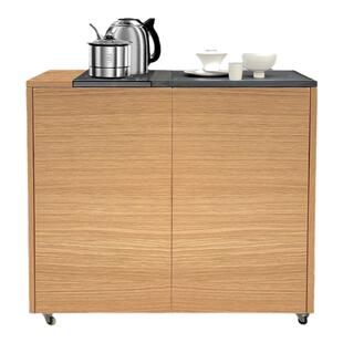 移动茶水柜茶盘烧水壶一体可放水桶家用侧边沙发边柜小茶桌茶水台