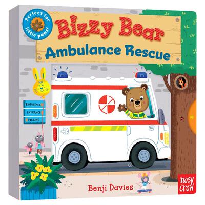 Bizzy Bear: Ambulance Rescue 小熊很忙系列-救护车进口原版英文书籍