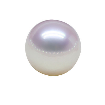 馒头圆天然色白透粉镜面媲美裸珠