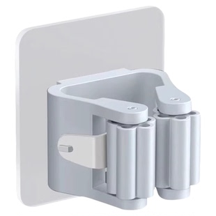 拖把挂钩拖把架免打孔拖把夹卫生间浴室挂架厨房强力壁挂收纳置物