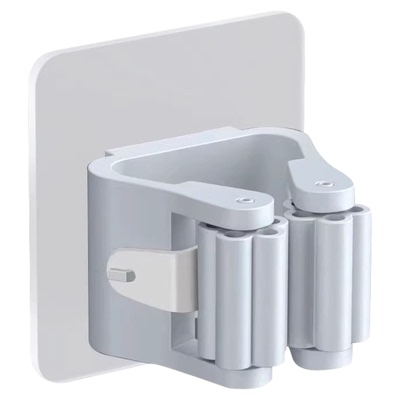 挂钩拖把架免打孔拖把夹卫生