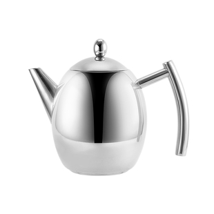 不锈钢大容量花茶壶 单层水壶过滤泡茶壶茶胆 酒楼餐厅家用 瑕疵