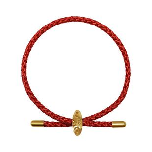 ROGO/月光故宫文创手链乾坤转运珠伸缩手绳防水钢绳情侣手链套盒