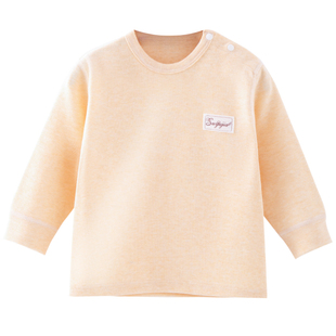 婴儿秋衣上衣纯棉保暖贴身衣服秋季打底衫内衣宝宝内搭T恤长袖冬