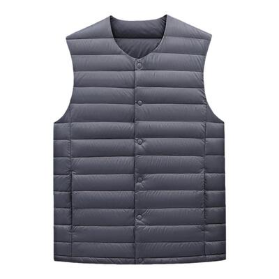 日本优衣轻薄羽绒马甲男士内胆