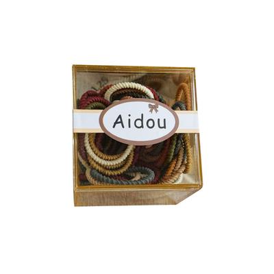 可爱儿童拇指发圈不伤发基础头绳