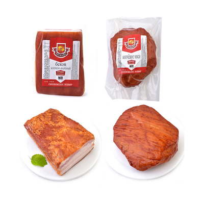 俄罗斯风味萨拉肠衣腌制五花熏肉