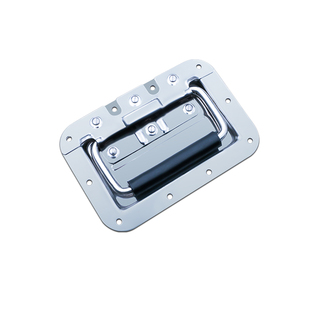 航空箱提手折叠回弹机柜把手弹簧盖环电池内嵌入式隐藏拉手柄