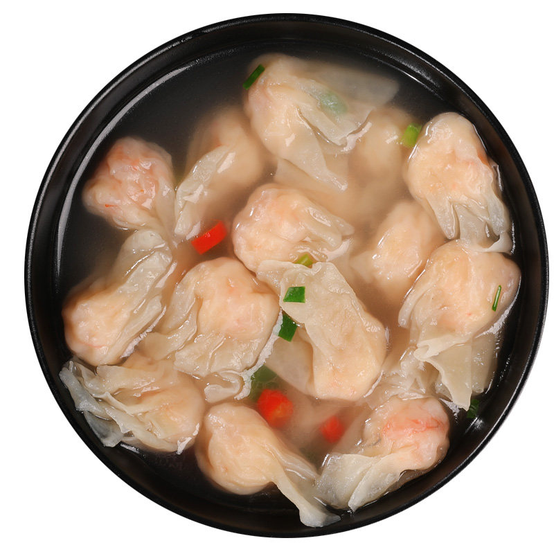 港式鲜虾云吞手工制作虾仁大馄饨冷冻速食广式早餐夜宵24个装330g