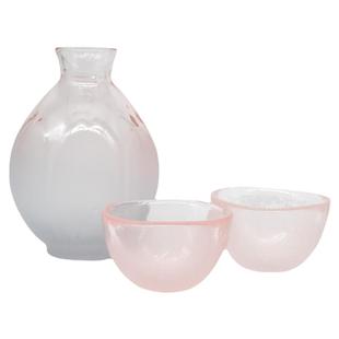 西米集市日本进口Hirota广田硝子樱花酒具酒壶酒杯樱花杯钵盘小碗