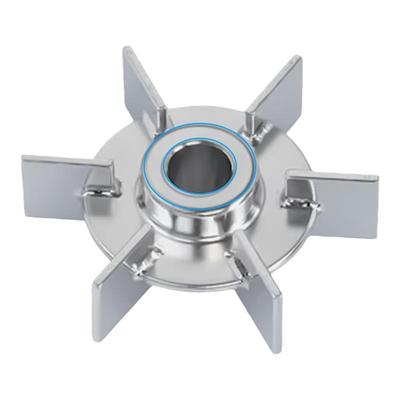 燎工304不锈钢斜叶直叶涡轮桨叶