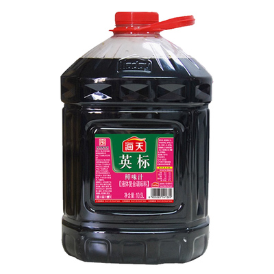 海天英标鲜味汁10.5L大桶装商用