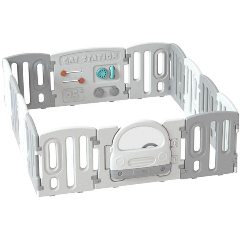 曼龙汽车围栏婴儿防护栏宝宝游戏围栏儿童地上家用室内爬行垫一体