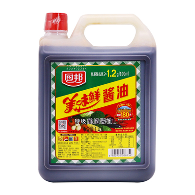 厨邦美味鲜酱油黄豆酿造