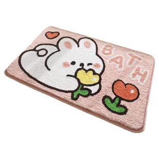 仿羊绒入户家用进门垫卧室浴室门口免洗地毯耐脏防滑脚垫吸水地垫