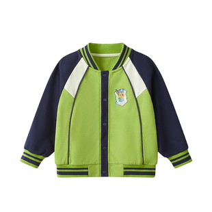 汪汪队儿童棒球服男孩春秋2026春秋新款开衫夹克宝宝春装男童外套