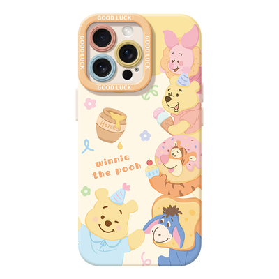 适用于苹果全系列硅胶可爱保护壳