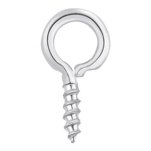 200个羊眼钉螺丝扣吊环吊坠挂针羊角钉扣9字手办 diy手工半孔挂钉