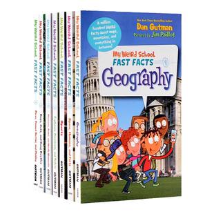 疯狂学校真实百科7册合售英文原版 My Weird School Fast Facts 有趣的历史科学小真相儿童课外阅读初级章节书Dan Gutman丹古特曼