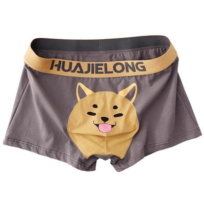 卡通可爱男士内裤纯棉平角裤