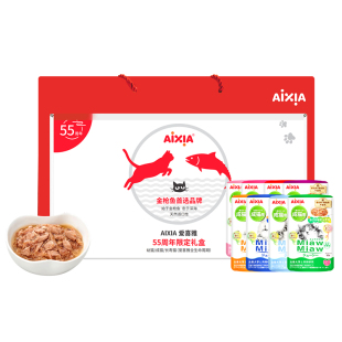 【礼盒装餐包】爱喜雅进口喵喵主食级餐包猫粮湿粮低磷营养猫罐头