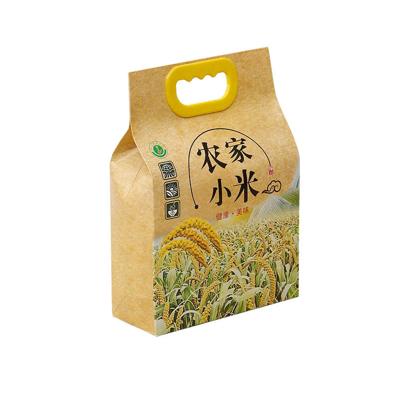 牛皮纸大米包装袋小米袋厂家直销