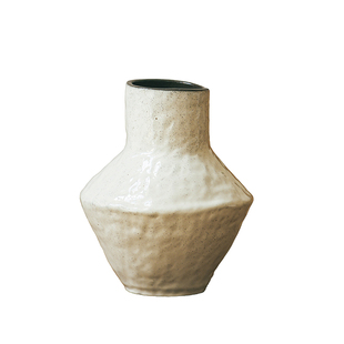 复古仿古陶瓷小花瓶摆件客厅插花鲜花小众高级感法式中古餐桌装饰