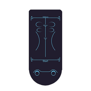 健腹轮专用垫腹肌轮垫子瑜伽男士健身跪垫训练运动建腹加厚卷腹轮