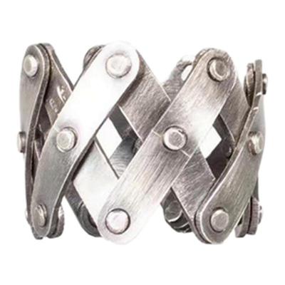 ccp情侣做旧欧美可调节戒指限量