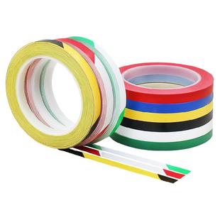 红色5S定位胶带彩色黑黄地标线贴斑马线安全警戒隔离标识划线分区高粘防水耐磨地板贴6S厨房管理胶布PVC警示