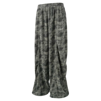 BJHG灯芯绒扎染运动休闲裤男秋季