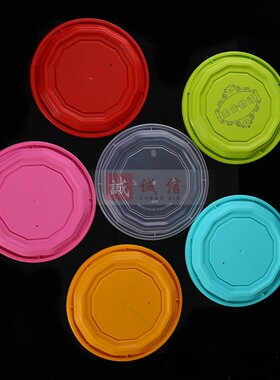 OQ5M一次性加厚1250/1500/1750塑料防盗锁扣餐盒圆形外卖打包碗