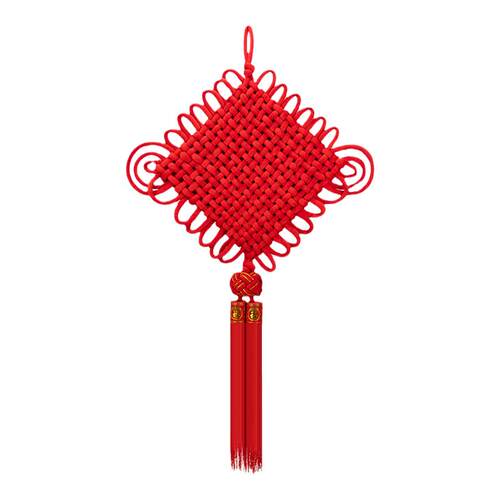 新款中国结挂件客厅门红色高档平安节同心挂饰福字乔迁镇宅装饰大