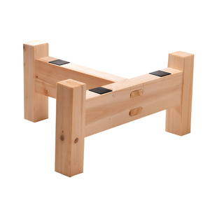 石磨木架 磨盘木架子磨盘老杉木架子石磨家用实木木架  定做定制