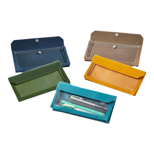 锦宫kingjim 多用途帆布袋文具收纳包化妆包磁扣包中包 零碎小物收纳收纳整理用办公日用帆布文件包