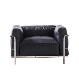 Cassina LC3真皮沙发柯布西耶包豪斯设计师客厅意式极简中古沙发