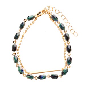 sumni/莎米尼波西米亚风情彩色碎花法蒂玛之眼多层手链女夏天