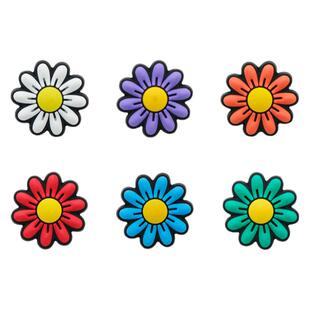 Mkop洞洞鞋配饰高级鞋扣配件鞋子装饰品雏菊鞋花适配Crocs/Cross