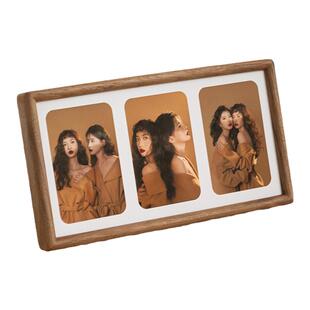 创意三联实木相框洗照片做成摆台打印装裱组合展示架画框展示相册