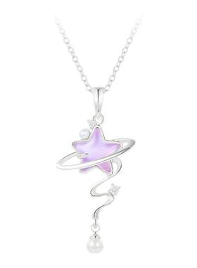 旭平【星辰荏苒】摩卡星星项链女流苏锁骨链轻奢设计感闺蜜礼物