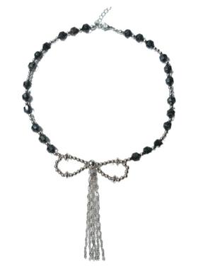 奇妙山海原创黑色流苏甜苦项链